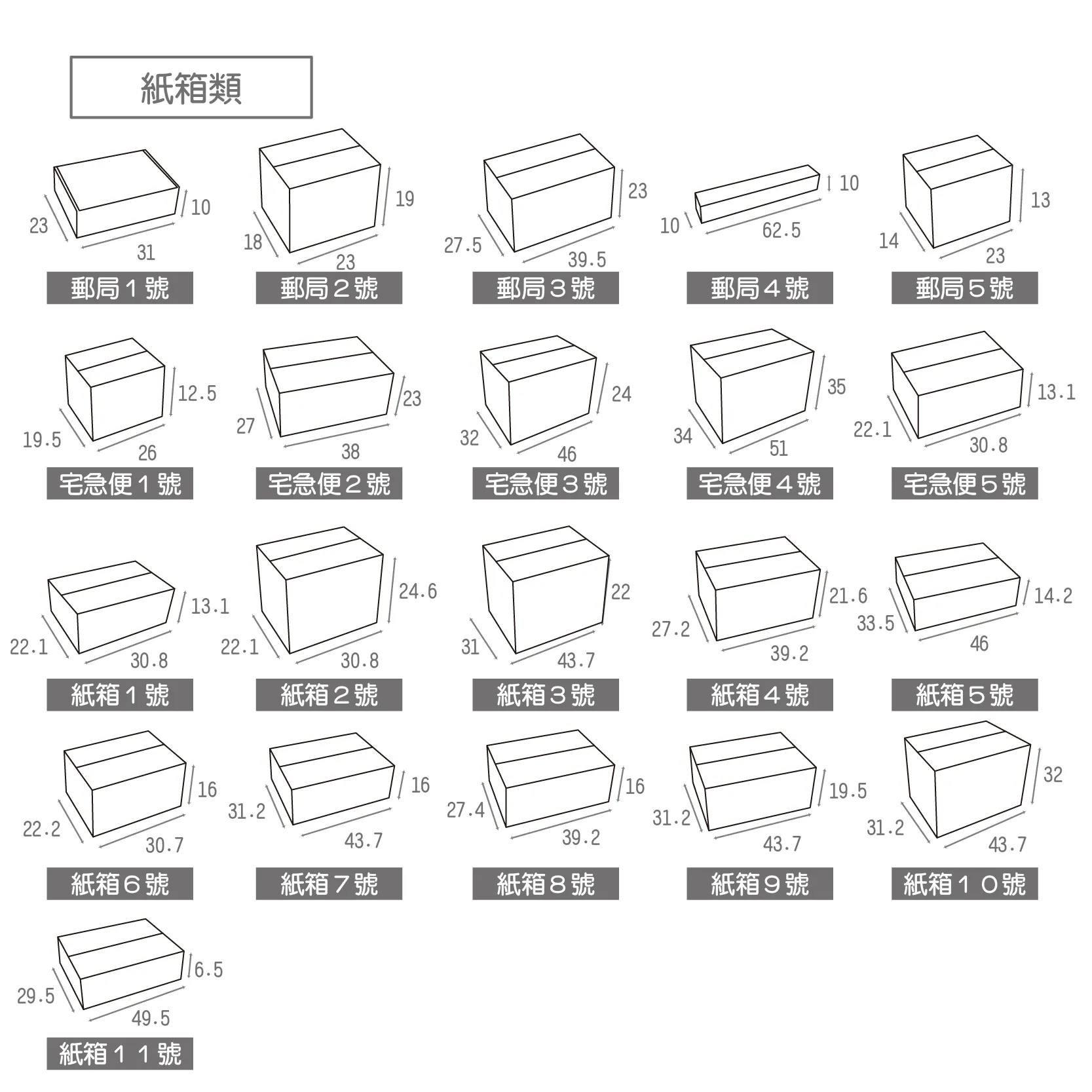 紙箱宅配箱-100